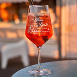 Die Beste - Eltern-Weinglas