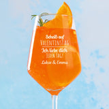 Jeden Tag - Paar-Weinglas