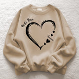 Beste Omi - Personalisierter Premium Sweater für Oma und Mama mit Namen Premium Sweater Beige S – personalisierte Geschenkidee für ["Muttertag","Einfach so"] von Love & Faith Deutschland