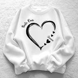 Beste Omi - Personalisierter Premium Sweater für Oma und Mama mit Namen Premium Sweater Weiß S – personalisierte Geschenkidee für ["Muttertag","Einfach so"] von Love & Faith Deutschland