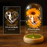 Ewige Sonnenblume in Glaskuppel als Valentinstagsgeschenk von Love & Faith