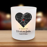 Personalisierter Teelichthalter mit Geburtsblumen personalisiert für Eltern und Großeltern von Love & Faith