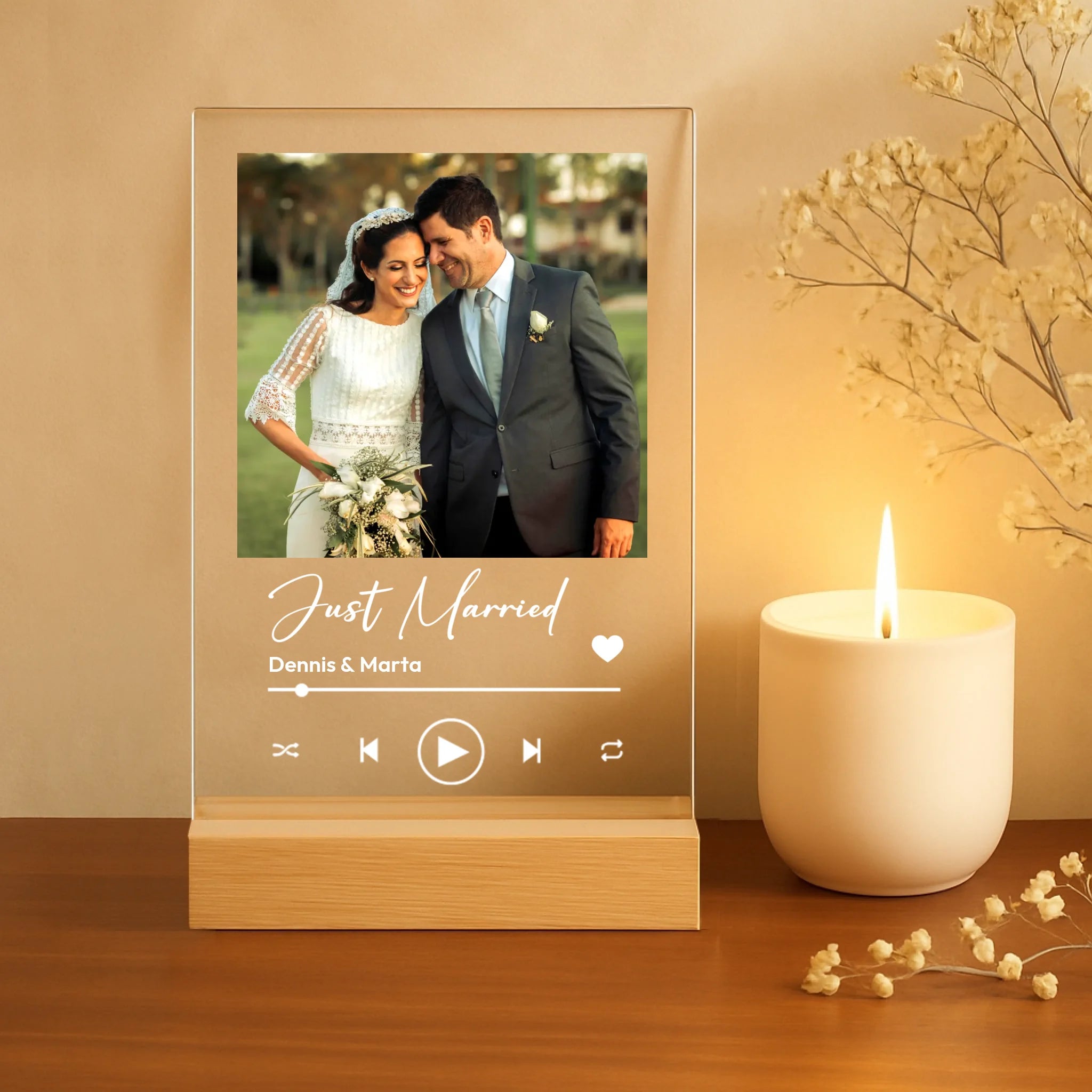 Foto Acrylaufsteller mit eigenem Design gestalten von Love & Faith