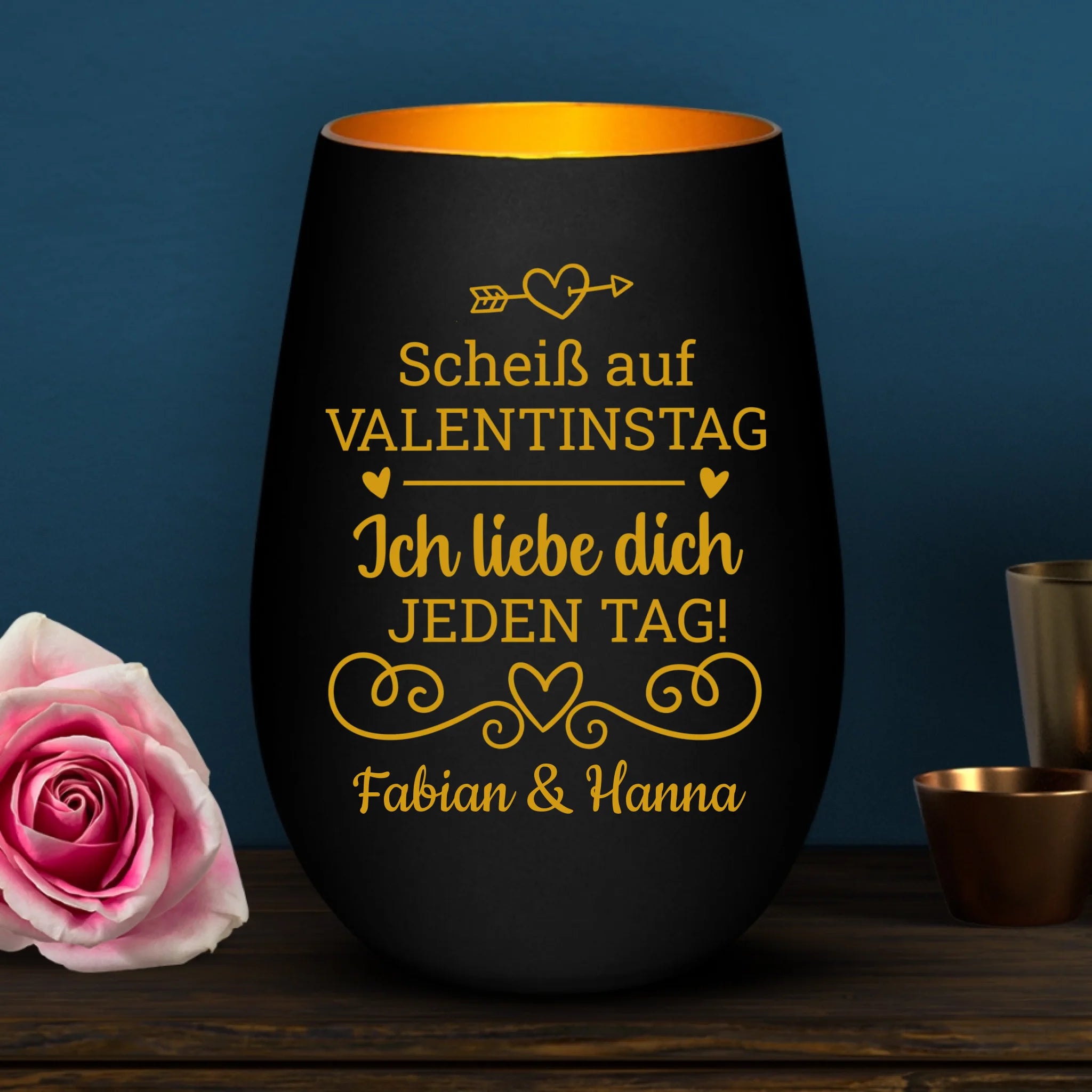 Valentinstag - Paar-Windlicht