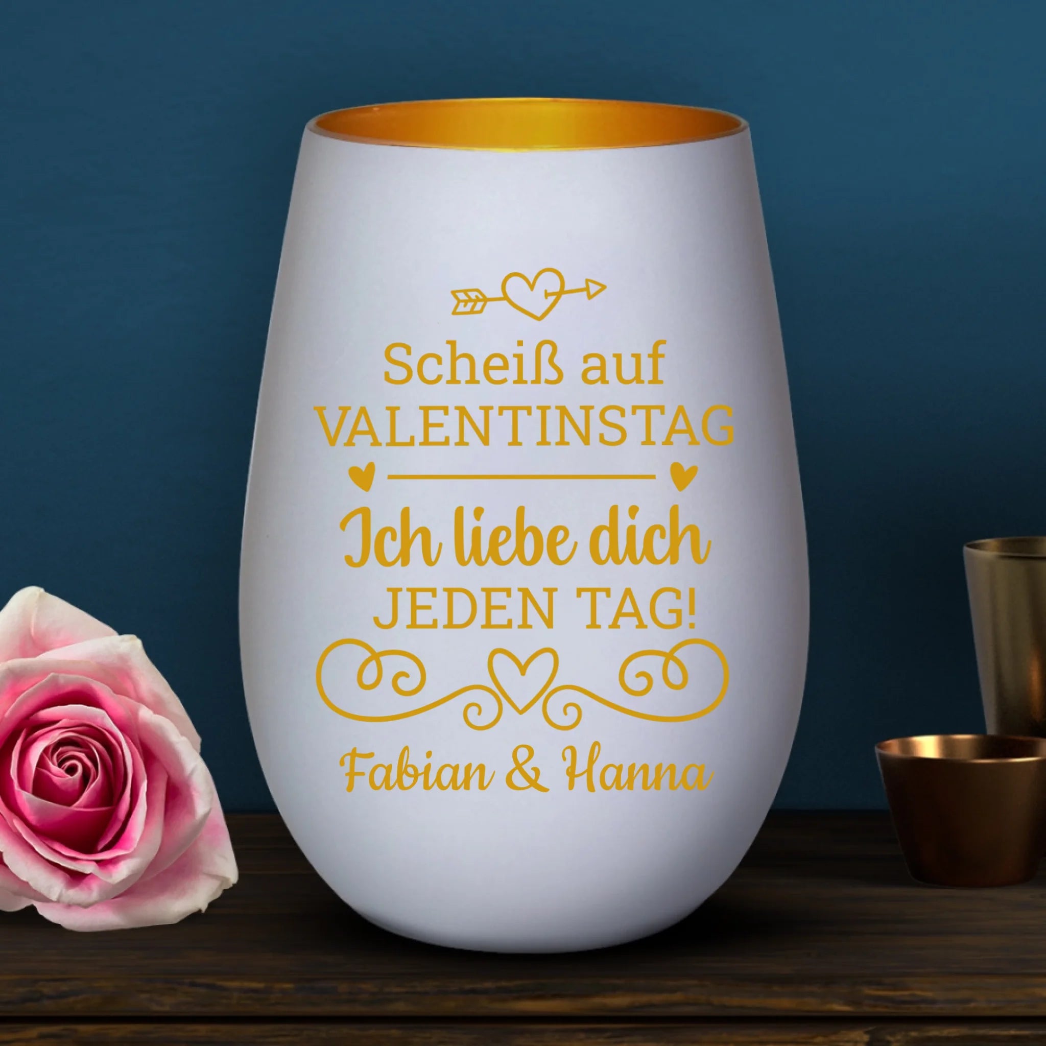 Valentinstag - Paar-Windlicht