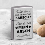 Mein Arsch - Paar-Benzinfeuerzeug