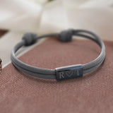 Eure Initialen - Personalisiertes Armband für Paare mit Gravur