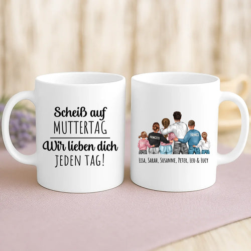 Personalisierte Tasse Unsere Mama mit Foto für Mama & Papa