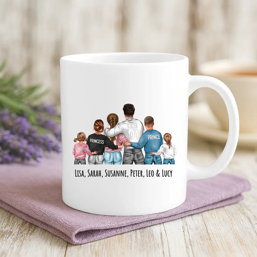 Personalisierte Tasse Unsere Mama mit Foto für Mama & Papa – Motiv 2