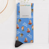 Socken mit eigenen Fotos für Papa zum Vatertag 39-42 individuell gedruckt von Love & Faith