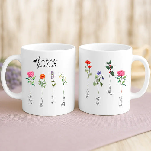 Personalisierte Tasse Omas Garten mit Foto für Oma & Opa