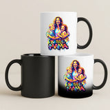 Magische Tasse mit Thermo-Farbwechsel und personalisiertem Namen – witzige Geschenkidee von Love & Faith