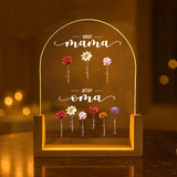 Personalisierter LED Aufsteller für Freunde, Familie und Kollegen mit Foto Upload von Love & Faith