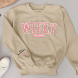 Your Wifey - Personalisierter Sweater für Ehefrauen
