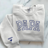 weißer Pullover personalisierbar - gefertigt von Love & Faith