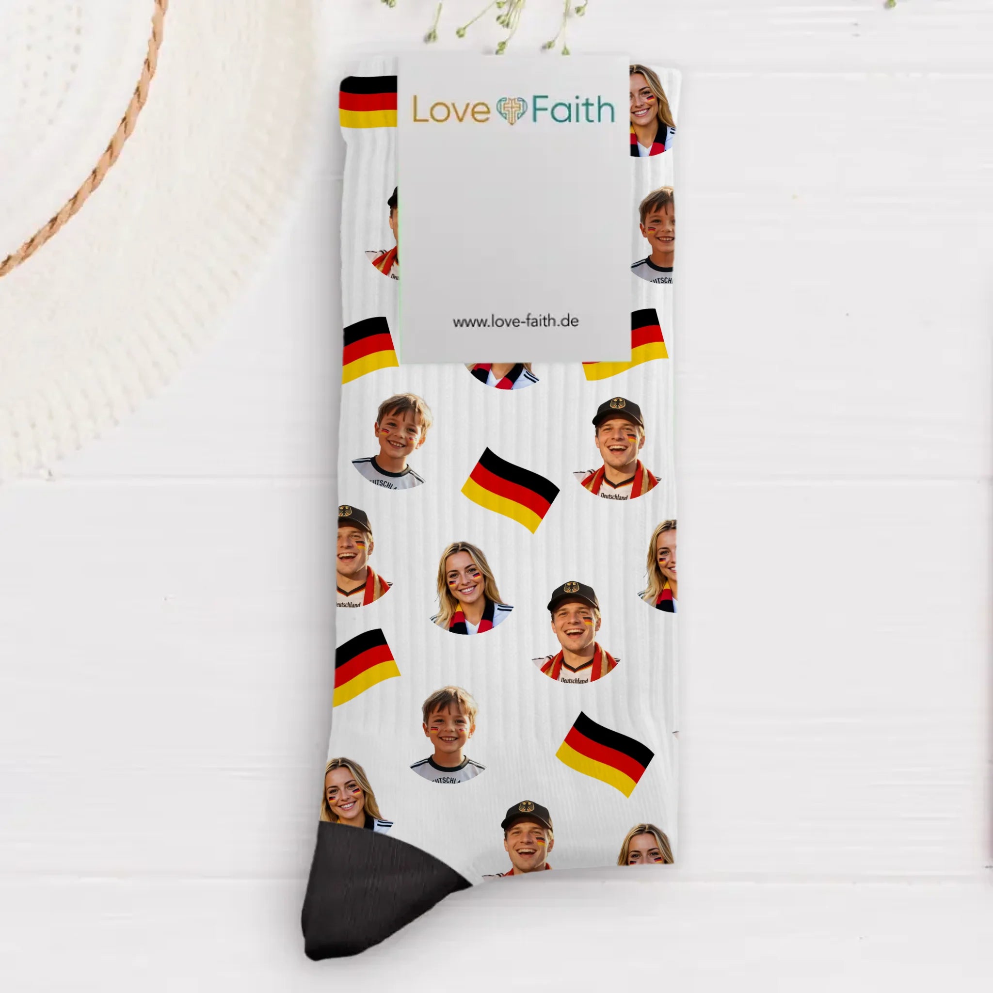Socken mit eigenen Fotos für Papa zum Vatertag 43-46 individuell gedruckt von Love & Faith