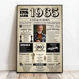 Personalisiertes Poster zum 60. Geburtstag Sonderausgabe zum 60. Geburtstag – Motiv 7