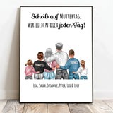 Personalisiertes Poster für Mama Unsere Mama – Motiv 2