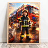 Personalisiertes Poster mit Lieblingsberufen für Kids Berufswunsch – Motiv 12