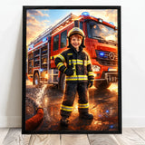 Personalisiertes Poster mit Lieblingsberufen für Kids Berufswunsch – Motiv 6