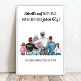 Personalisiertes Poster für Mama Unsere Mama – Motiv 9