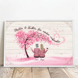 Personalisiertes Poster für Mama & Papa Verbunden – Motiv 7