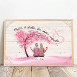 Personalisiertes Poster für Mama & Papa Verbunden – Motiv 10