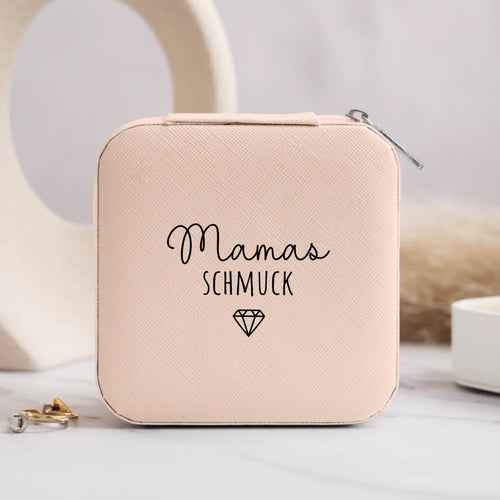 Personalisiertes Schmucketui mit Namen für Mama Mamas Schmuck – Motiv 2