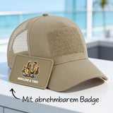 Personalisiertes Cap für Camping Freunde mit Fotoupload Camping Couple – Motiv 7