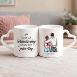 Personalisierte Tasse mit Druck zum Valentinstag für Paare – Mein Valentinsgruß – Motiv 4
