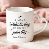 Personalisierte Tasse mit Foto zum Valentinstag für Paare – Euer Valentinstag – Motiv 5