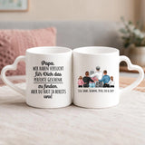 Personalisierte Tasse mit Druck zu Weihnachten für die Familie – Unser Weihnachten – Motiv 4
