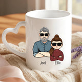 Personalisierte Tasse mit Druck für Opa mit Enkeln – Wie der Opa... – Motiv 6