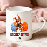Personalisierte Tasse mit Druck zu Ostern – Rockige Ostern – Motiv 2
