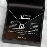 Personalisierte Kette Liebe Mama mit Druck für Mama & Papa