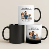Magische Tasse mit Thermo-Farbwechsel und personalisiertem Namen – witzige Geschenkidee von Love & Faith
