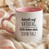 Personalisierte zweifarbige Tasse mit Foto für Papa & Opa – Jeden Tag – Motiv 21