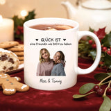 Personalisierte Tasse mit Foto für Freundinnen – Besties – Motiv 2