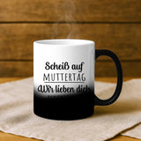 Personalisierte Tasse mit süßer Familienzeichnung für Mama – Unsere Mama – Motiv 8