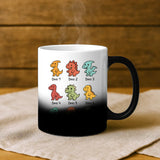 Personalisierte Tasse für Mama und Oma mit süßen Dinos – Motiv 8
