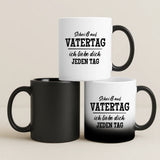 Magische Tasse mit Thermo-Farbwechsel und personalisiertem Namen – witzige Geschenkidee von Love & Faith