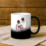 Personalisierte Tasse Ehepartner seit mit Foto für Paare – Motiv 8