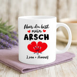 Personalisierte Tasse Manchmal mit Druck für Paare – Motiv 2