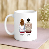 Personalisierte Tasse mit Druck für Geschwister – Geschwister – Motiv 3