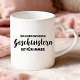 Personalisierte Tasse mit Druck für Geschwister – Geschwister – Motiv 5