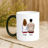 Personalisierte Tasse mit Druck für Geschwister – Geschwister – Motiv 9