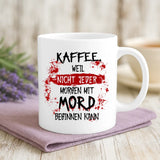 Personalisierte Tasse Erstmal Kaffee mit Foto für beste Freunde – Motiv 2