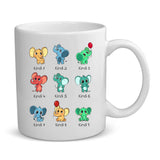 Personalisierte Tasse mit Druck für Mama Mamafant – Motiv 3