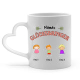 Personalisierte Tasse Mamas Glücksbringer mit Foto für Mama & Papa – Motiv 5