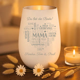 Personalisiertes Windlicht Beste Familie mit Gravur für Mama & Papa – Motiv 11